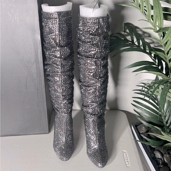 NEW INC International Concepts Studded Boots Women shows | Pewter | 5,… - Picture 15 of 15